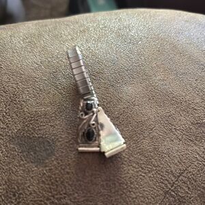 Sterling silver black Onex watch band